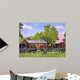Horses Schoolyard Leon Ny Wall Decal