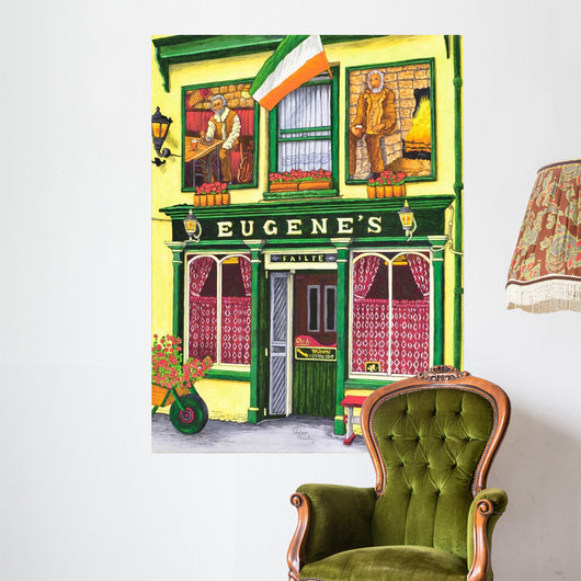 Ireland Eugene's Pub Wall Decal