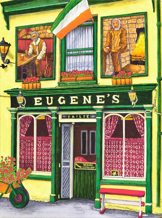 Ireland Eugene's Pub Wall Decal