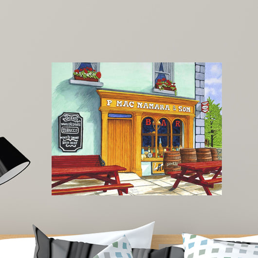 Ireland McNamara's Pub Bunratty Wall Decal