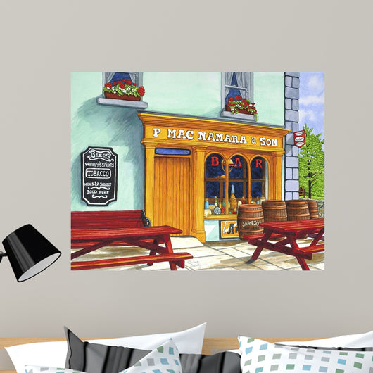 Ireland McNamara's Pub Bunratty Wall Decal