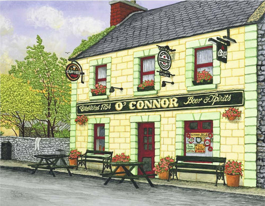 Ireland O'Connor's Pub Wall Decal