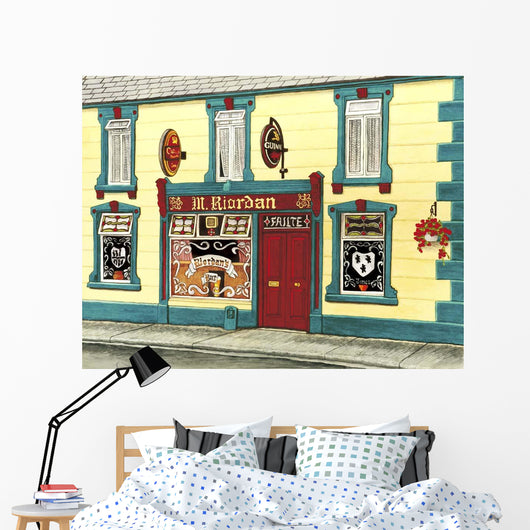 Ireland Riordan's Pub Wall Decal
