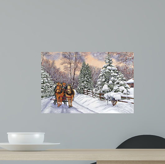 Jingle Bell Ride Wall Decal