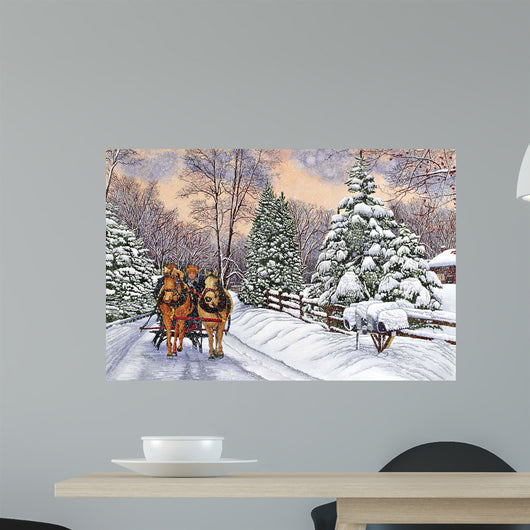 Jingle Bell Ride Wall Decal