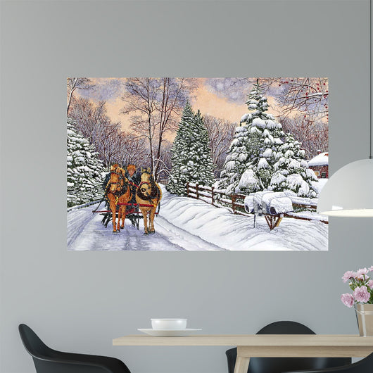 Jingle Bell Ride Wall Decal
