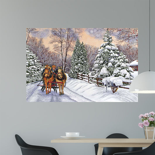 Jingle Bell Ride Wall Decal