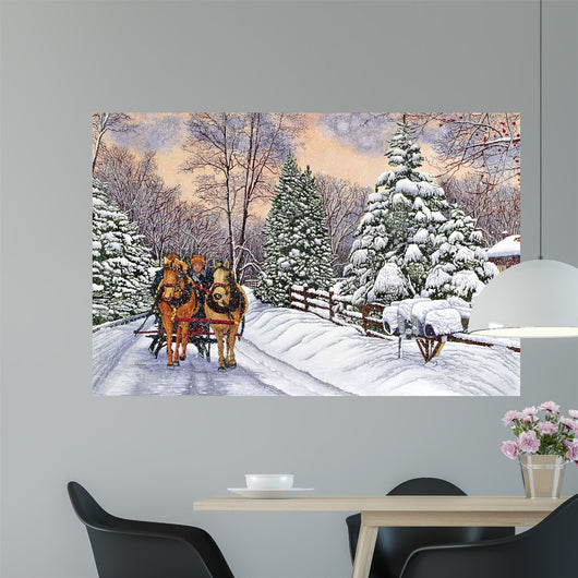 Jingle Bell Ride Wall Decal