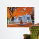 Lady with Basket Mumford Wall Decal