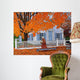 Lady with Basket Mumford Wall Decal