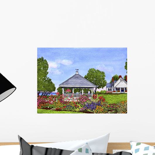 Lakeshore Gazebo Derby Ny Wall Decal