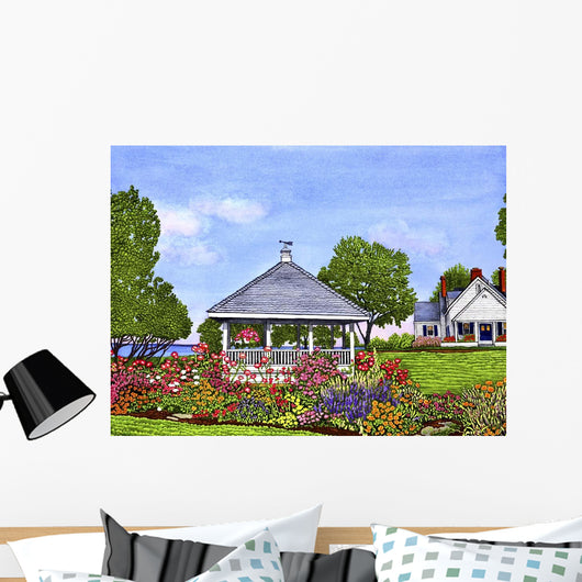 Lakeshore Gazebo Derby Ny Wall Decal