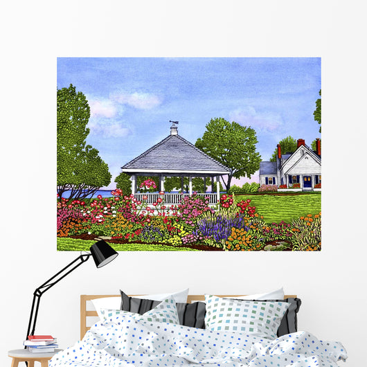 Lakeshore Gazebo Derby Ny Wall Decal