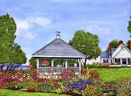 Lakeshore Gazebo Derby Ny Wall Decal