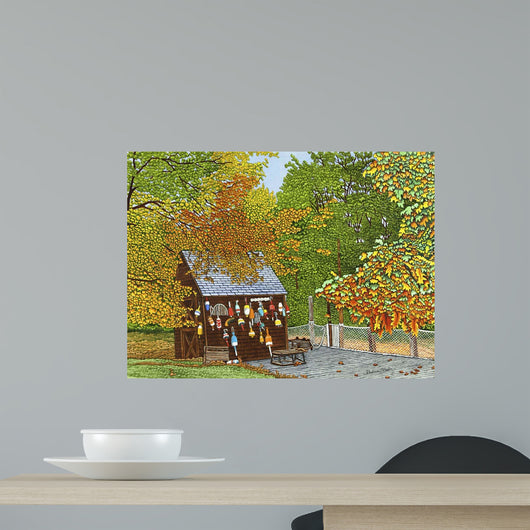 Lobster Buoys Ii Wall Decal