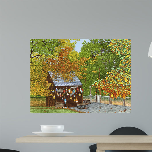 Lobster Buoys Ii Wall Decal