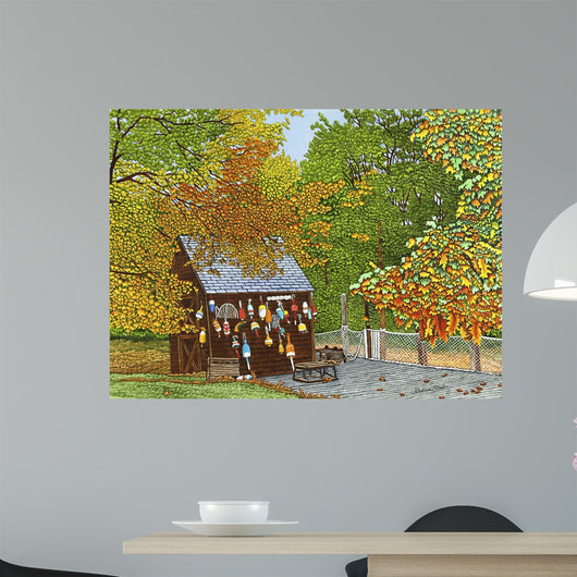 Lobster Buoys Ii Wall Decal