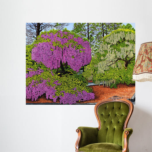 Longwood Gardens Wisteria Pennsylvania Wall Decal