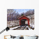 Old Red Bridge Vermont Wall Decal