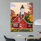 Presque Isle Light Erie Wall Decal