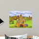 Pumpkins and Scarecrows Eden Wall Decal