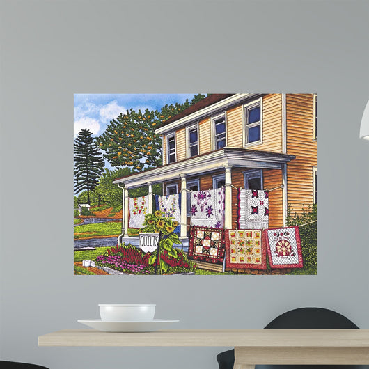 Quilts Not Bread Alone Wall Decal