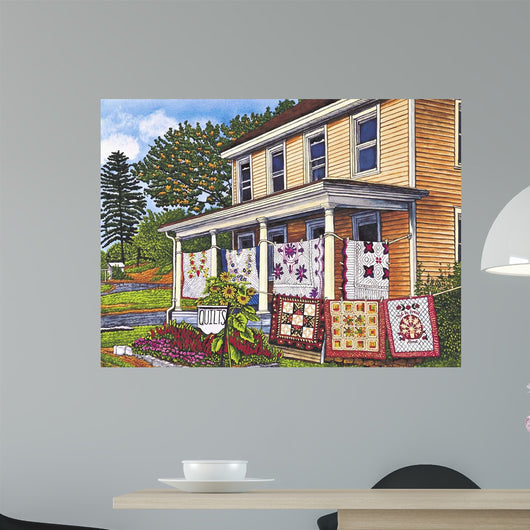 Quilts Not Bread Alone Wall Decal