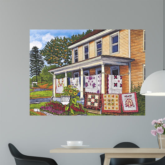 Quilts Not Bread Alone Wall Decal
