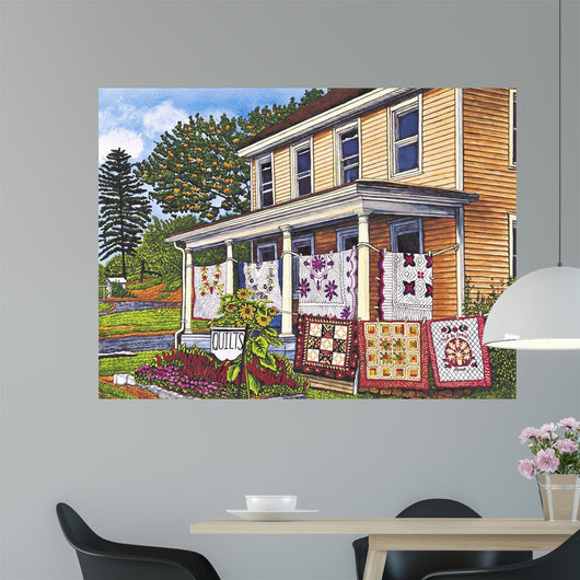 Quilts Not Bread Alone Wall Decal