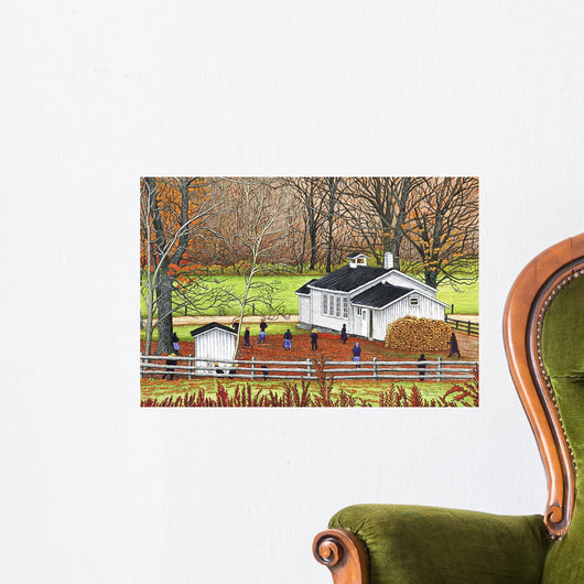 Recess Old Schoolyard Leon Wall Decal