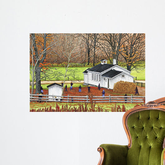 Recess Old Schoolyard Leon Wall Decal