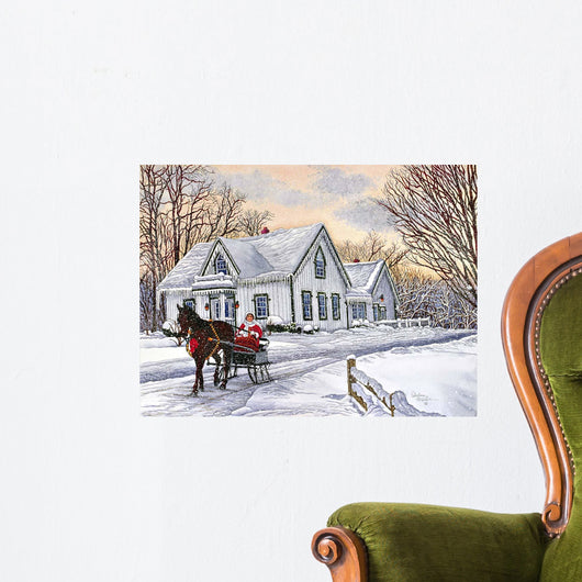 Red Ribbon Horse Eden Wall Decal