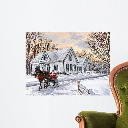 Red Ribbon Horse Eden Wall Decal