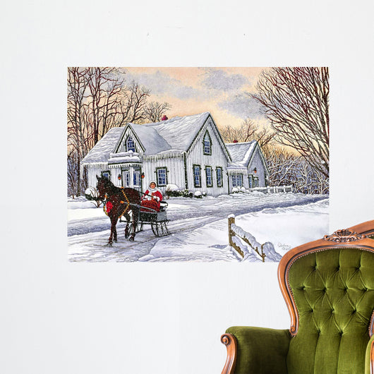 Red Ribbon Horse Eden Wall Decal