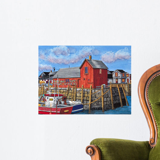 Rockport Motif I Maine Wall Decal