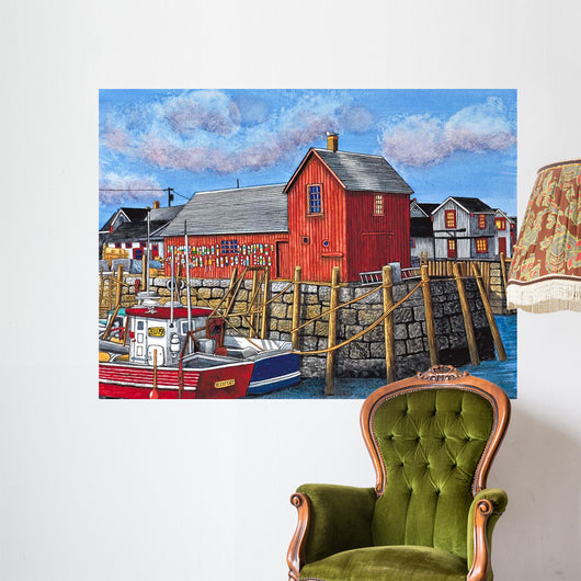 Rockport Motif I Maine Wall Decal