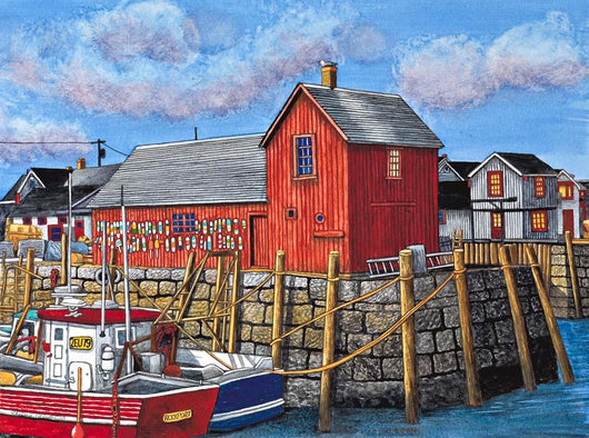 Rockport Motif I Maine Wall Decal
