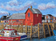 Rockport Motif I Maine Wall Decal