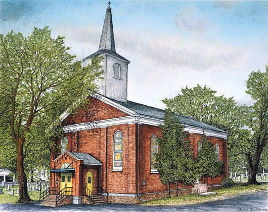Saint Mary's Church Eden Wall Decal