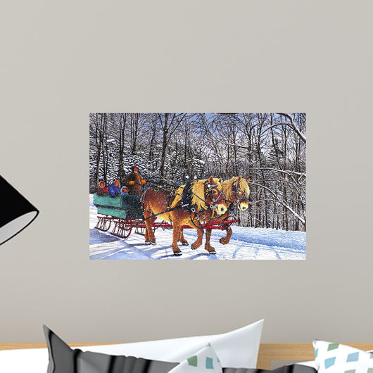 Sleigh Ride Chestnut Ridge Wall Decal