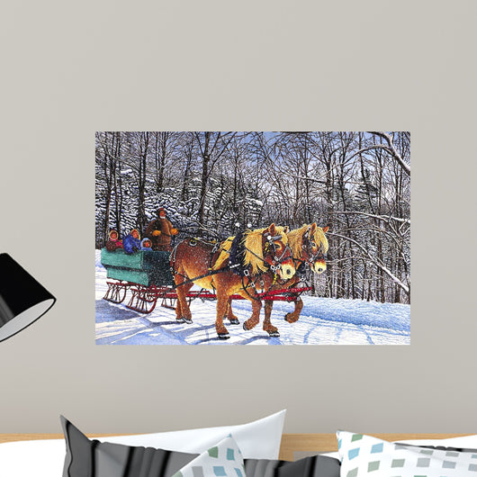 Sleigh Ride Chestnut Ridge Wall Decal