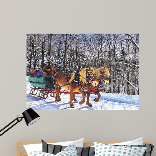 Sleigh Ride Chestnut Ridge Wall Decal