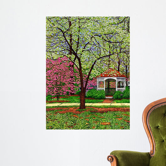 Springtime Park Wall Decal
