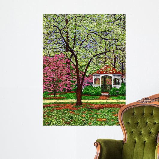 Springtime Park Wall Decal