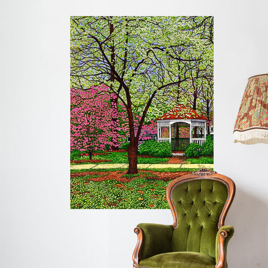Springtime Park Wall Decal