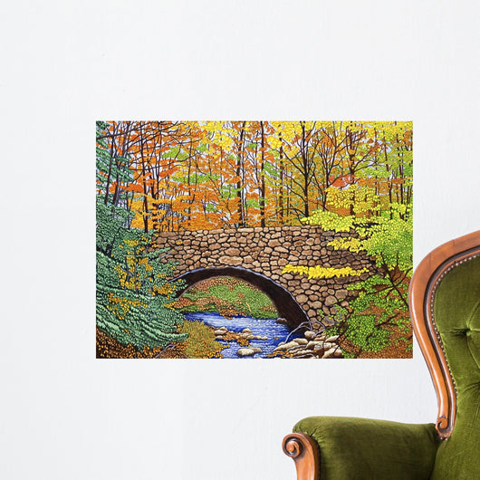 Stone Bridge Allegany State Wall Decal