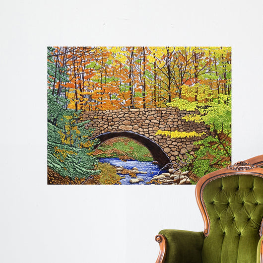 Stone Bridge Allegany State Wall Decal