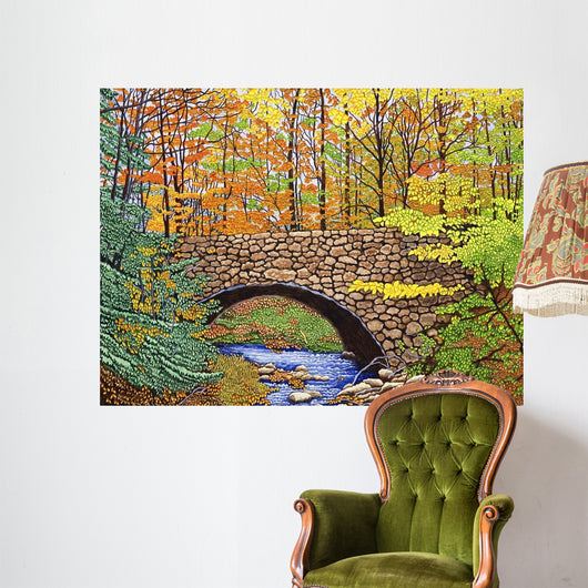 Stone Bridge Allegany State Wall Decal