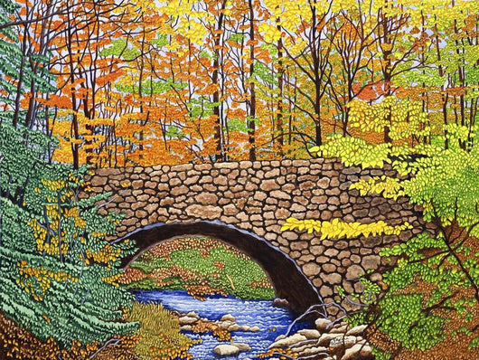 Stone Bridge Allegany State Wall Decal