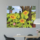 Sunflower Trio Wall Decal